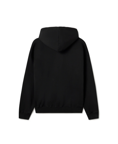 Blank Cotton Zip in Black