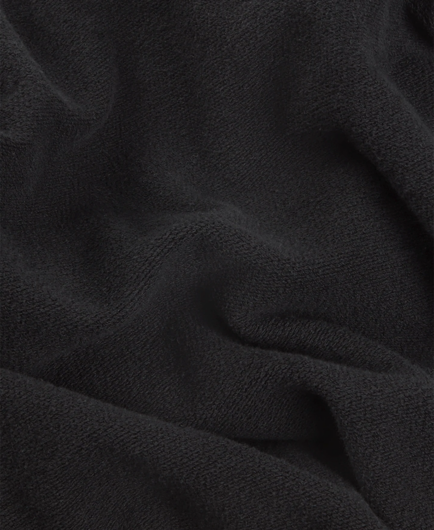 Blank Cotton Zip in Black