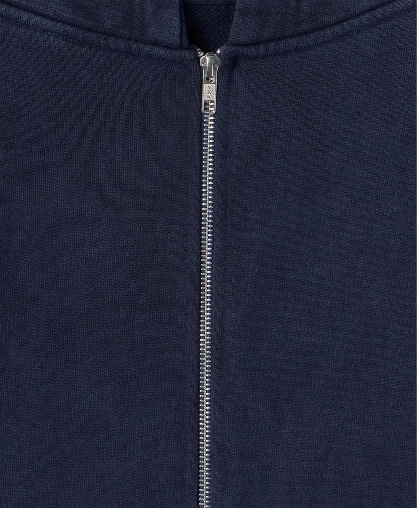Blank Cotton Zip in Navy